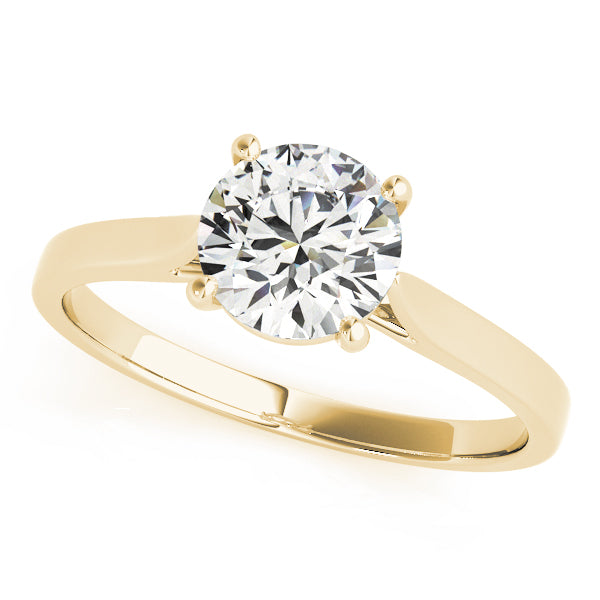 Solitaire Cathedral Engagement Ring - Size 3.75