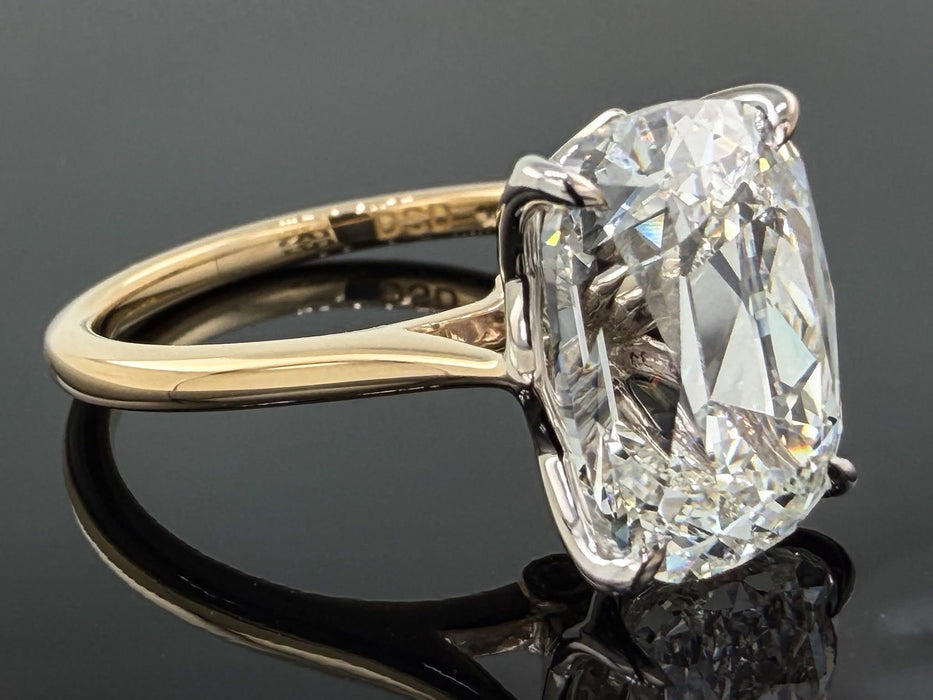 The Pemberley Cushion 4.81ct Lab elongated cushion