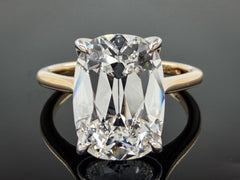 The Pemberley Cushion 4.81ct Lab elongated cushion